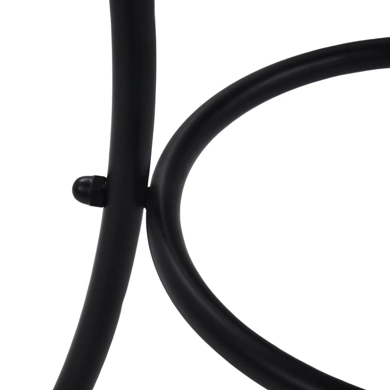 vidaXL Bistro Table Blue and White 60 cm Mosaic