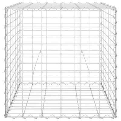 vidaXL Cube Gabion Raised Bed Steel Wire 50x50x50 cm