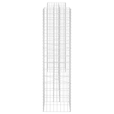 vidaXL H-Shaped Gabion Planter Steel Wire 260x40x60 cm