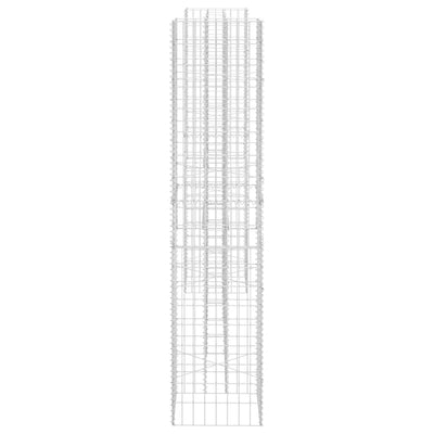 vidaXL H-Shaped Gabion Planter Steel Wire 260x40x60 cm