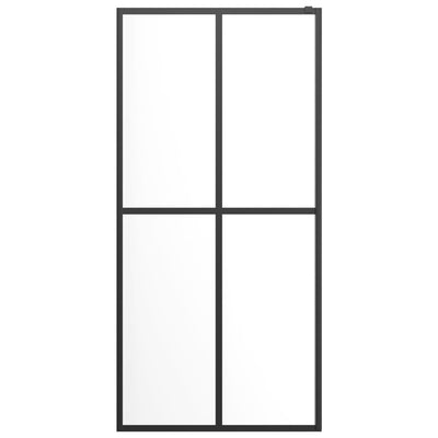 vidaXL Walk-in Shower Screen Frosted Tempered Glass 118x190 cm