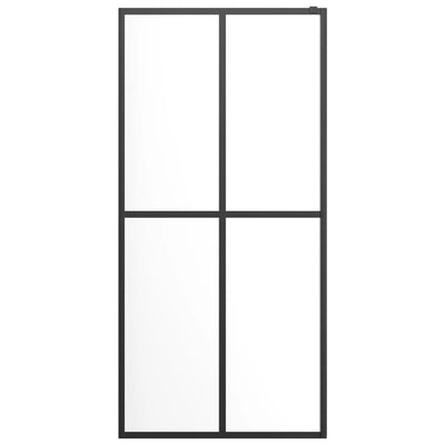 vidaXL Walk-in Shower Screen Frosted Tempered Glass 118x190 cm