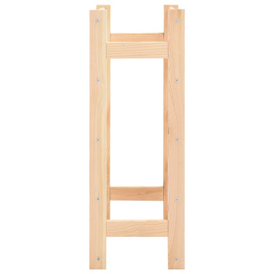 vidaXL Wine Rack for 20 Bottles Solid Wood Pine