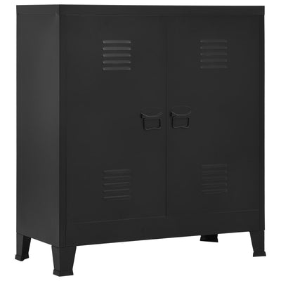 vidaXL Industrial Storage Chest Anthracite 90x40x100 cm Steel