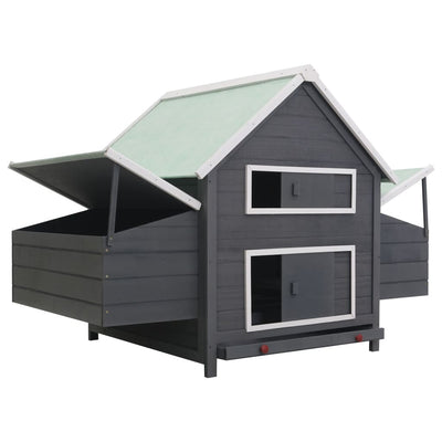 vidaXL Chicken Coop Red 157x97x110 cm Wood