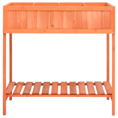 vidaXL Herb Planter 80x60x80 cm Solid Firwood