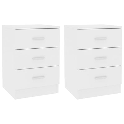 vidaXL Bedside Cabinets 2 pcs Sonoma Oak 38x35x56 cm Engineered Wood