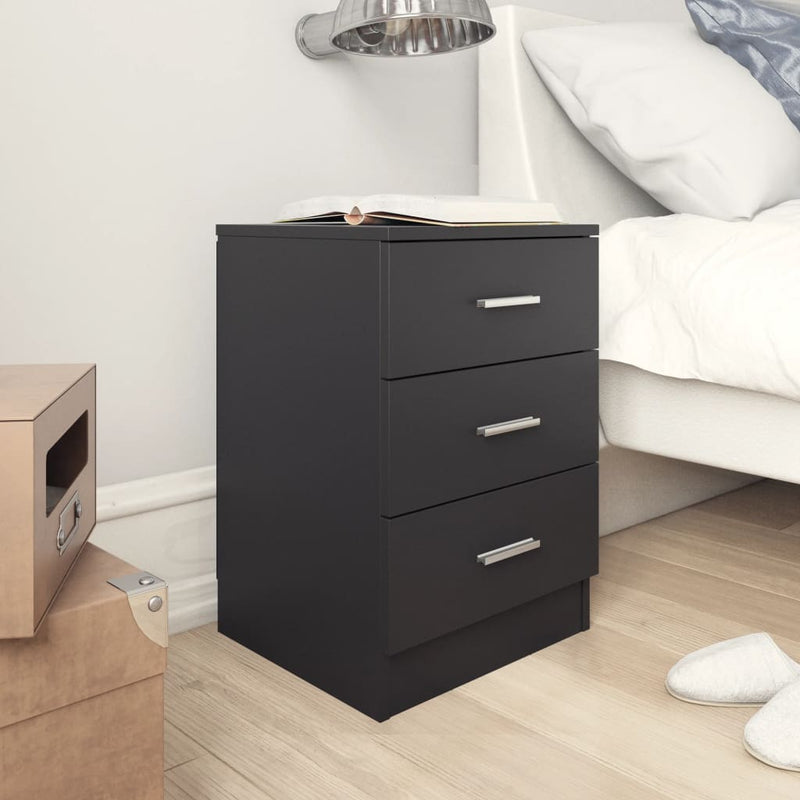 vidaXL Bedside Cabinet Sonoma Oak 38x35x56 cm Engineered Wood