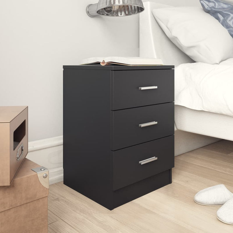 vidaXL Bedside Cabinets 2 pcs Sonoma Oak 38x35x56 cm Engineered Wood