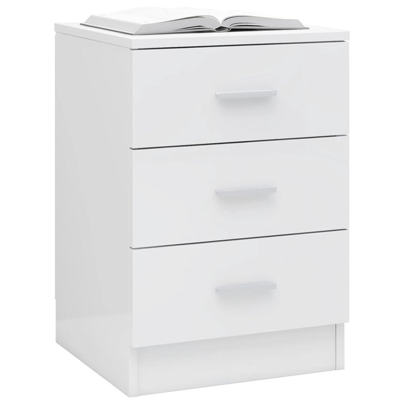 vidaXL Bedside Cabinet Sonoma Oak 38x35x56 cm Engineered Wood