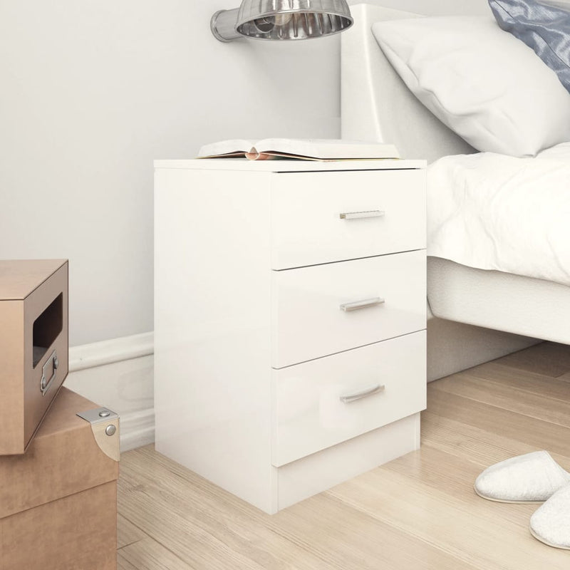 vidaXL Bedside Cabinet Sonoma Oak 38x35x56 cm Engineered Wood