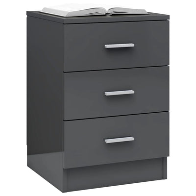 vidaXL Bedside Cabinet Sonoma Oak 38x35x56 cm Engineered Wood
