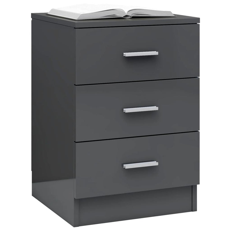 vidaXL Bedside Cabinet Sonoma Oak 38x35x56 cm Engineered Wood