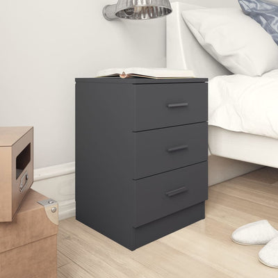vidaXL Bedside Cabinet Sonoma Oak 38x35x56 cm Engineered Wood