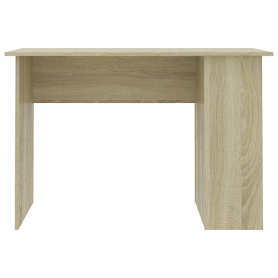 vidaXL Desk Sonoma Oak 110x60x73 cm Engineered Wood