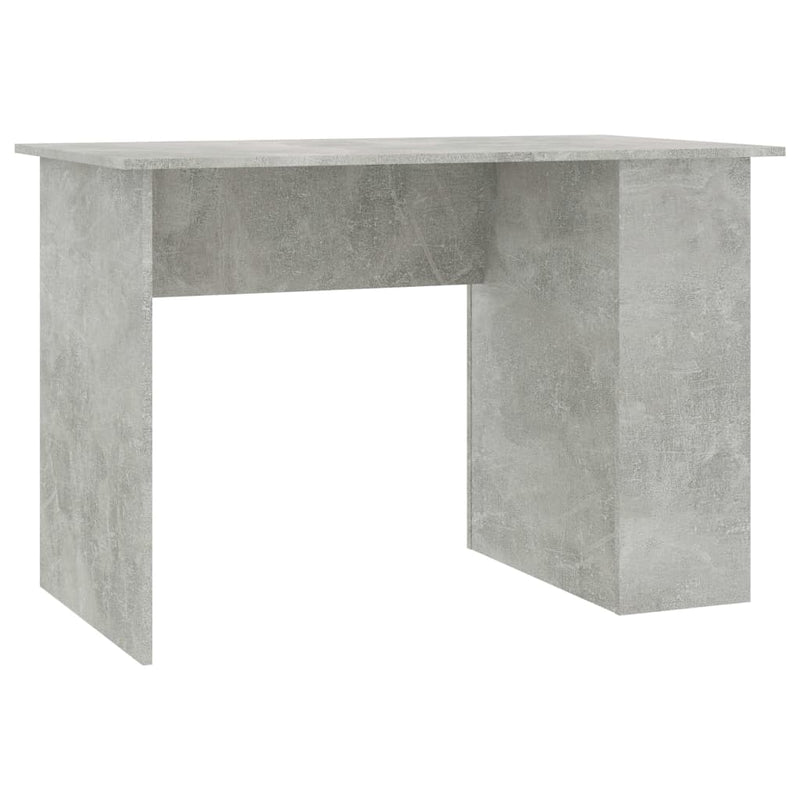 vidaXL Desk Concrete Grey 110x60x73 cm Chipboard