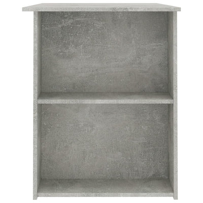 vidaXL Desk Concrete Grey 110x60x73 cm Chipboard