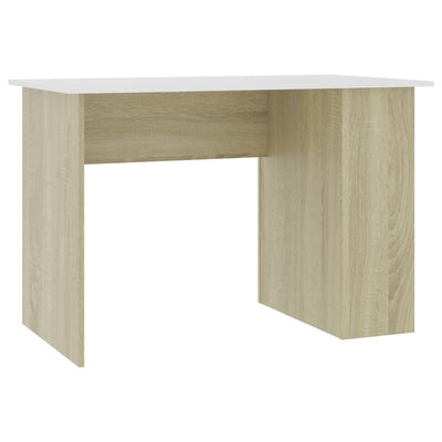 vidaXL Desk Sonoma Oak 110x60x73 cm Engineered Wood