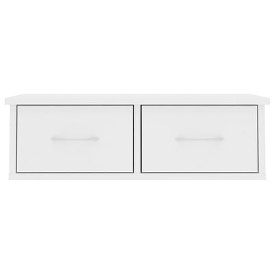 vidaXL Wall-mounted Drawer Shelf Sonoma Oak 60x26x18.5 cm Engineered Wood