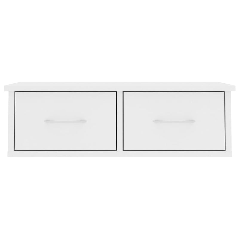 vidaXL Wall-mounted Drawer Shelf Sonoma Oak 60x26x18.5 cm Engineered Wood