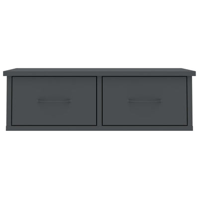 vidaXL Wall-mounted Drawer Shelf Sonoma Oak 60x26x18.5 cm Engineered Wood