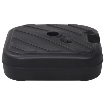 vidaXL Umbrella Base Sand/Water Filled 24 L Black