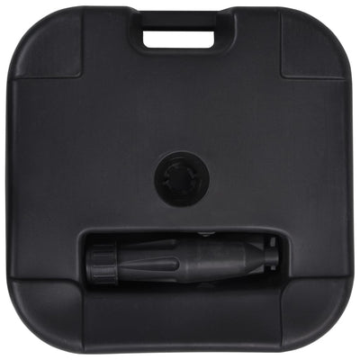 vidaXL Umbrella Base Sand/Water Filled 24 L Black