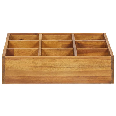 vidaXL Herb Garden Raised Bed Solid Acacia Wood 60x60x15 cm