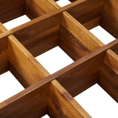 vidaXL Herb Garden Raised Bed Solid Acacia Wood 60x60x15 cm