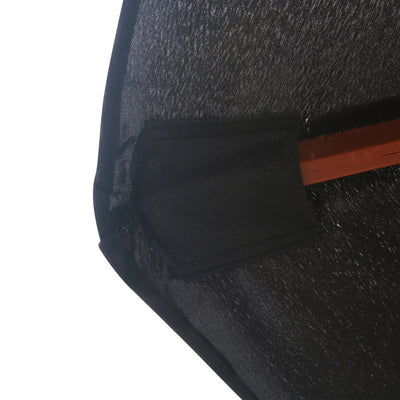 vidaXL Garden Parasol with Wooden Pole 350 cm Anthracite