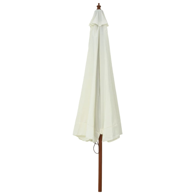 vidaXL Garden Parasol with Wooden Pole 330 cm Anthracite