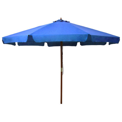 vidaXL Garden Parasol with Wooden Pole 330 cm Anthracite