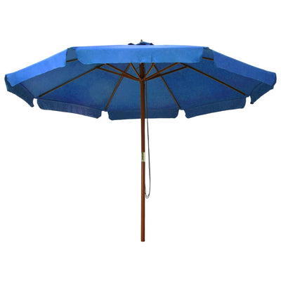 vidaXL Garden Parasol with Wooden Pole 330 cm Anthracite