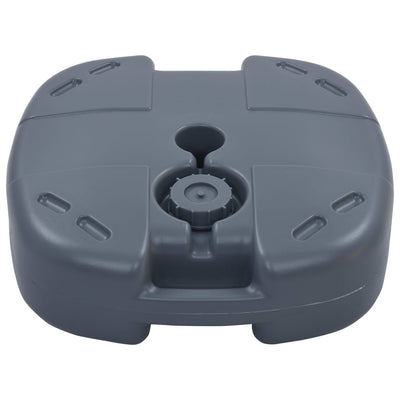 vidaXL Portable Umbrella Base Grey Sand / Water Filled