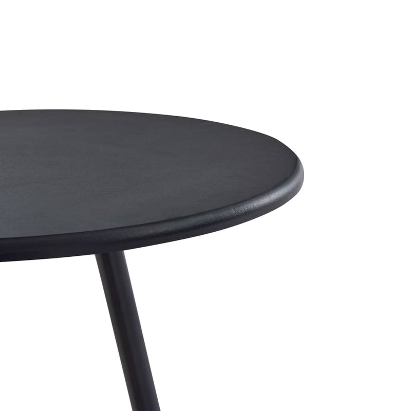 vidaXL Bar Table Black 60x107.5 cm MDF
