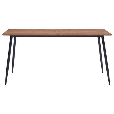 vidaXL Dining Table Brown 200x100x75 cm MDF