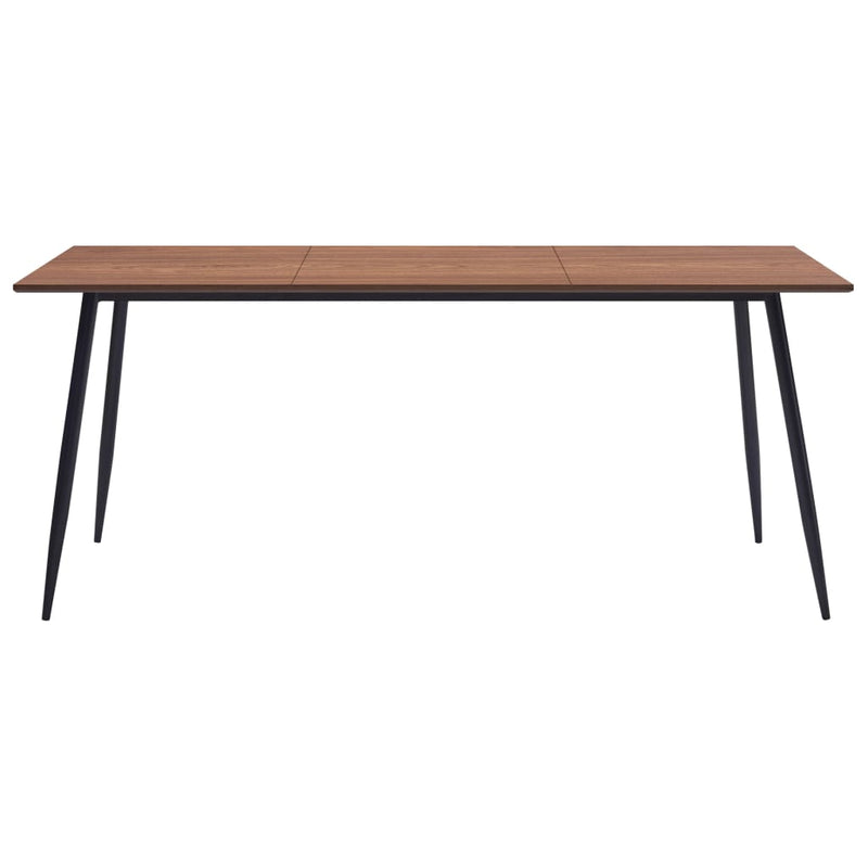 vidaXL Dining Table Brown 200x100x75 cm MDF
