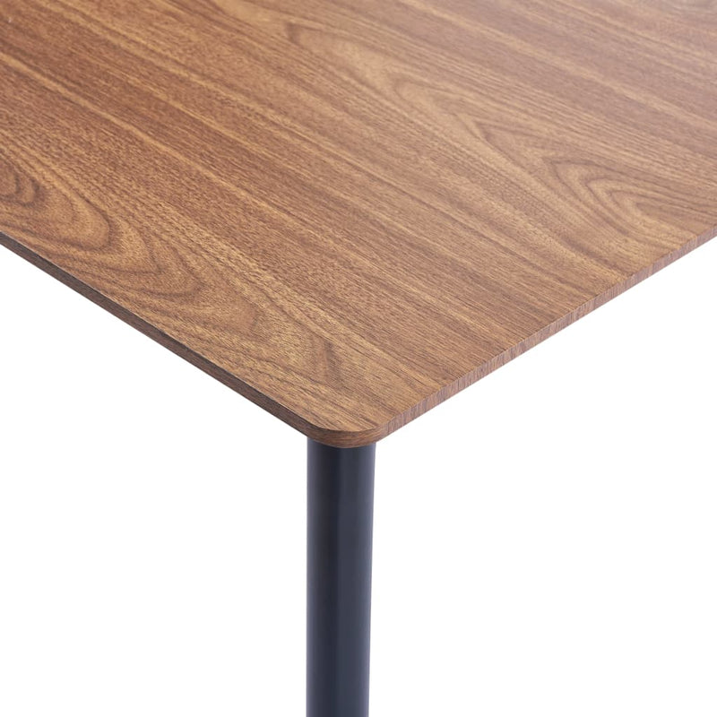 vidaXL Dining Table Brown 200x100x75 cm MDF