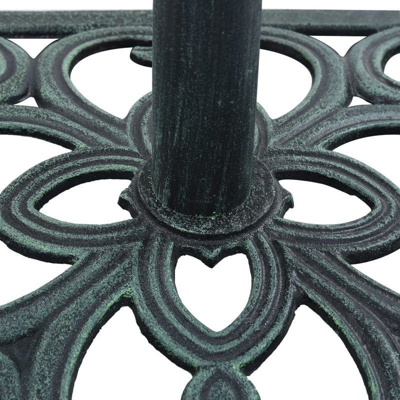 vidaXL Umbrella Base Black and Bronze 9 kg 40 cm Cast Iron