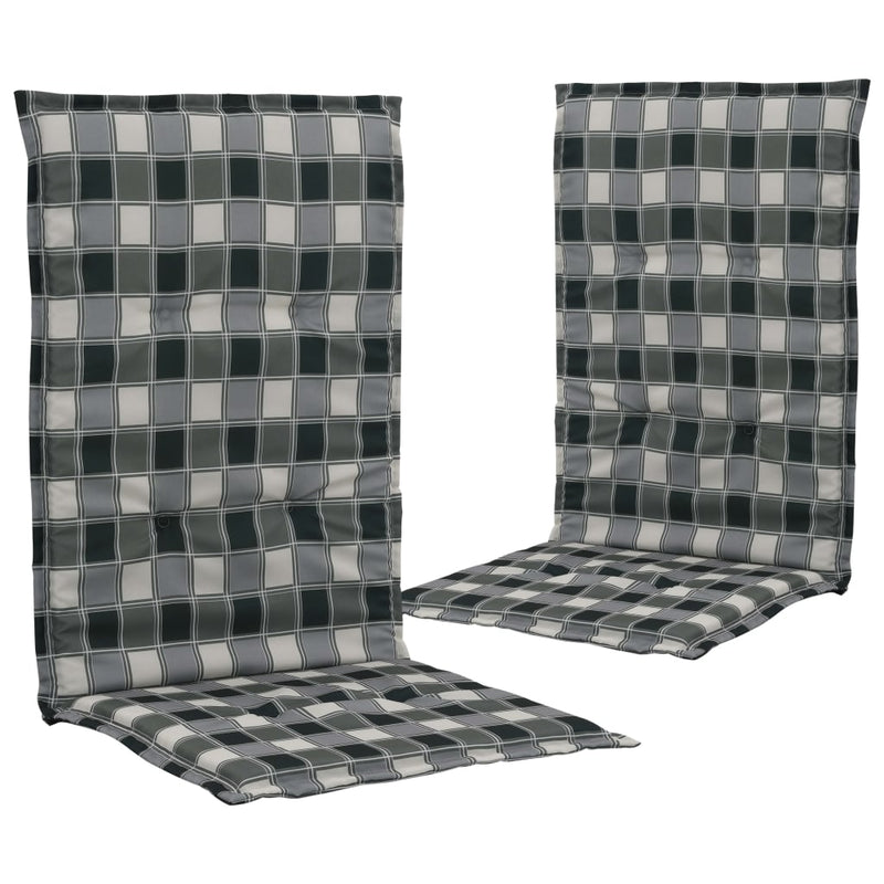vidaXL Printed Garden Chair Cushions 2 pcs Multicolour 120x50x3 cm
