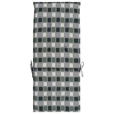 vidaXL Printed Garden Chair Cushions 2 pcs Multicolour 120x50x3 cm