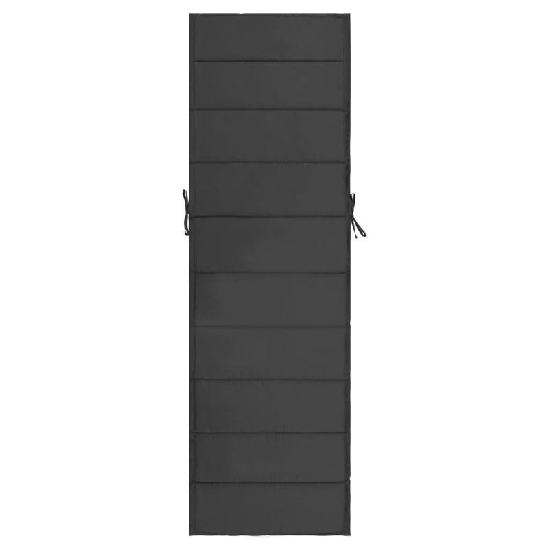vidaXL Sunlounger Cushion Anthracite 190x60x4 cm