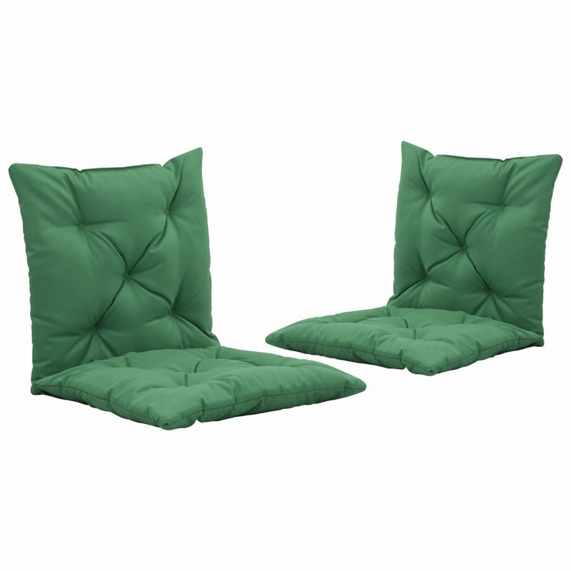 vidaXL Swing Chair Cushions 2 pcs Green 50 cm