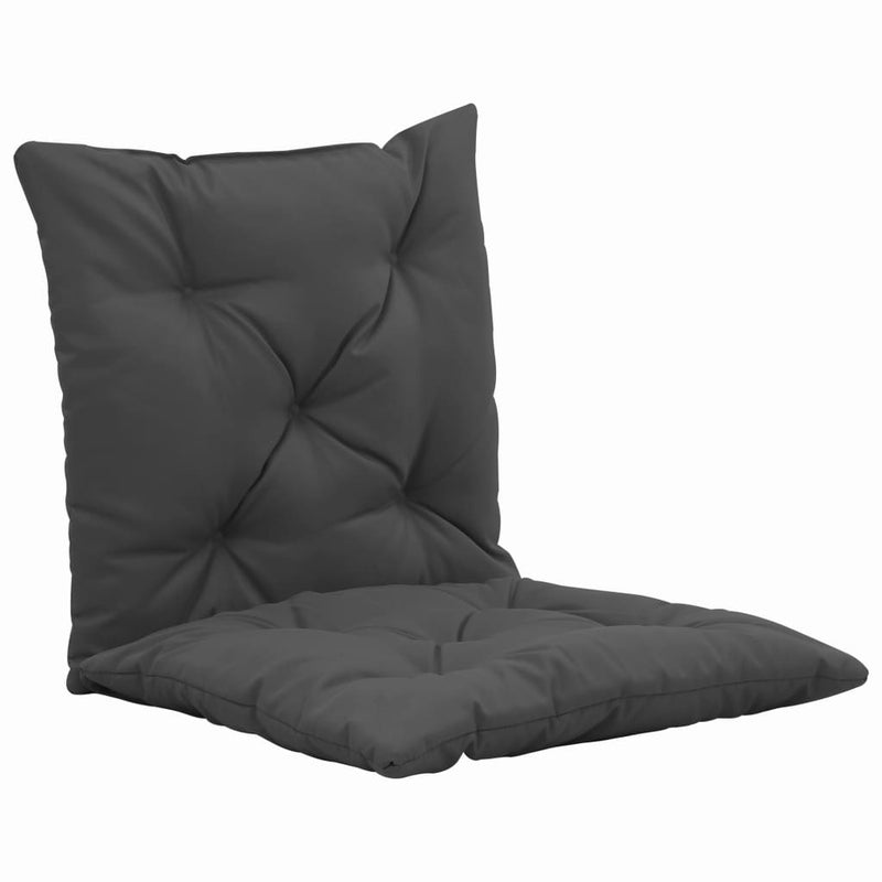 vidaXL Swing Chair Cushions 2 pcs Anthracite 50 cm Fabric