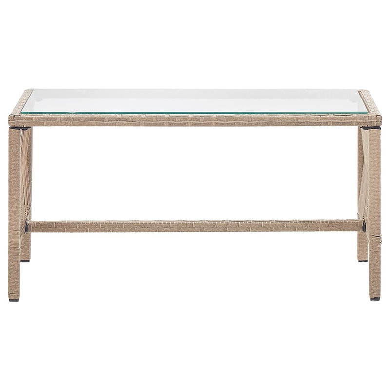 vidaXL 4 Piece Garden Lounge Set with Cushion Poly Rattan Anthracite