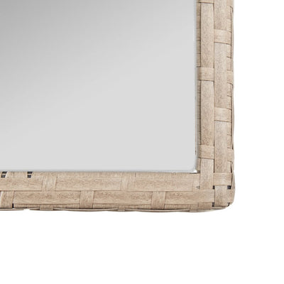 vidaXL 4 Piece Garden Lounge Set with Cushion Poly Rattan Anthracite