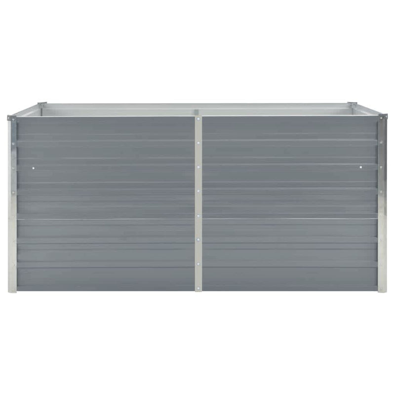 vidaXL Raised Garden Bed 320x40x77 cm Galvanised Steel Anthracite