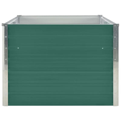 vidaXL Raised Garden Bed 320x40x77 cm Galvanised Steel Anthracite