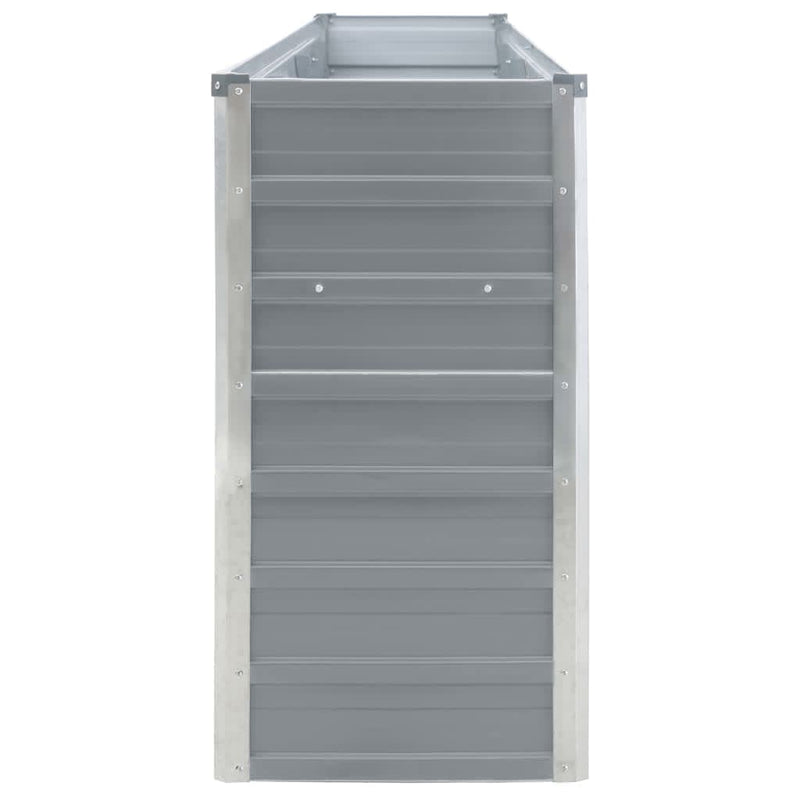 vidaXL Raised Garden Bed 320x40x77 cm Galvanised Steel Anthracite