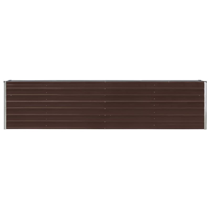 vidaXL Raised Garden Bed 320x40x77 cm Galvanised Steel Anthracite